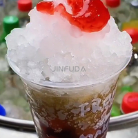 Machine à glace pilée commerciale en acier inoxydable pour boissons froides, type chariot thaïlandais, pour cola et boissons glacées