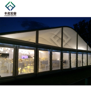 10x12m 10x15M precio de fábrica aluminio 100 <span class=keywords><strong>200</strong></span> 300 500 personas lujo al aire libre claro gran marquesina boda carpa fiesta evento - Product Image 4