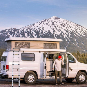 Magazzino uso 6.2m estensione telescopica retrattile in alluminio pieghevole scala EN131 - Product Image 6