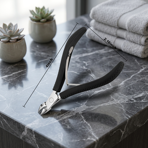 ASAP - Cortacutículas Profesional Ecológico de Acero Inoxidable de 4 Pulgadas con Punta Ancha Cromada y Empuñadura de Goma Ergonómica - Product Image 5