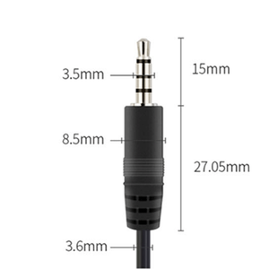 Personalizza i jack da 3.5 MM disponibili a 4 poli maschio per aprire il cavo di prolunga Audio AUX Stereo - Product Image 6