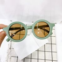 Lunettes rondes pas chères 2026 – Fournisseur de lunettes de soleil colorées mates pour enfants, avec logo personnalisé