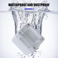 Boîtier de jonction électrique extérieur étanche IP66 en plastique ABS PC de la série TJ personnalisé, petite boîte électrique pour instrumentation