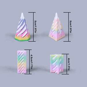 Vashine 3D figura PLA <span class=keywords><strong>de</strong></span> alivio <span class=keywords><strong>de</strong></span> presión pulpo modelo acción resina juguete decoración Flexible cristal geometría coleccionable Juguetes - Product Image 4