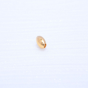 <span class=keywords><strong>Perline</strong></span> geometriche a doppio piano con piccolo foro di rame accessori 18k placcato oro 5mm cilindrico a forma di grano di riso distanziatore <span class=keywords><strong>perline</strong></span> - Product Image 1