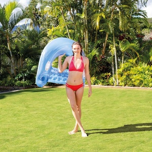 Flotador Inflable para Piscina, Duradero y Seguro, con Portavasos y Asa Integrados, Instalación de Entretenimiento Acuático - Product Image 4