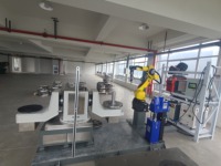 Posisioner Pengelasan 5 Sumbu Stasiun Ganda dengan Servo Rotary Fixture untuk Otomatisasi Pengelasan Robot