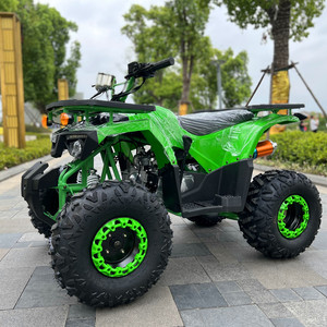 <span class=keywords><strong>Cuatrimoto</strong></span> Todoterreno de <span class=keywords><strong>4</strong></span> Ruedas y <span class=keywords><strong>4</strong></span> Tiempos, Fabricada en Fábrica, Color Verde, con Portaequipajes para Recreación al Aire Libre, 125cc ATV - Product Image 5