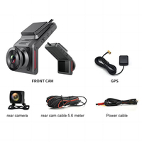 4G WIFI GPS avant et arrière double 1080P surveillance à distance en direct Dash Cam Dashcam DVR voiture boîte noire
