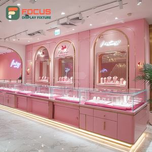 Fabricante de Vitrinas Modernas para Joyería Personalizada, Vitrina de Vidrio Templado para Mostrador de Centro Comercial - Product Image 1