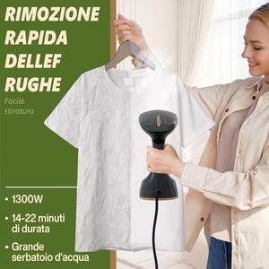 Plancha de Vapor Eléctrica Portátil de Mano para Ropa y Telas con Bomba, Vaporizador de Prendas Práctico para el Hogar - Product Image 5