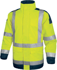Parka imperméable universel Deltaplus EASYVIEW, alliant résistance et chaleur modérée pour une visibilité jour et <span class=keywords><strong>nuit</strong></span> - Product Image 2
