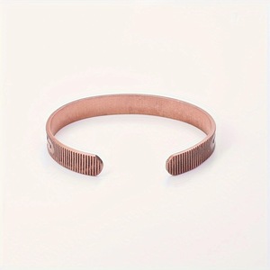 Cross Magnetic Energy <b>Bracelet</b> Bronze <b>Copper</b> Alloy Unisex Gift Jewelry Cuff <b>Bracelet</b> With Cross Pattern Open Design - Product Image 3