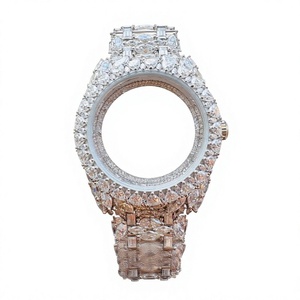 Reloj Mecánico Automático de Acero Inoxidable para Hombre, de Lujo y Alta Calidad, Estilo Vintage, con Diamantes Moissanite, Caja Redonda, NYC DIAMOND EMPIRE - Product Image 1