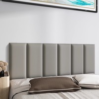 Tête de lit en bois au design moderne pour chambres à coucher à domicile et en hôtel, couleurs personnalisables, montage facile