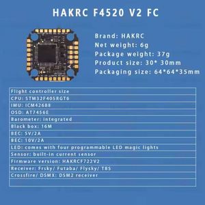 HAKRC F4520 V2 Mini Flight Controller RC DIY <b>Drones</b> Flight <b>Accessory</b> 30x30mm DIY <b>Drone</b> Spare Parts <b>Accessory</b> Set - Product Image 4