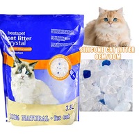 Deodoran Grosir Pabrik, Pasir Kucing Kristal Bebas Debu, Pasir Kucing Silika Gel Kristal