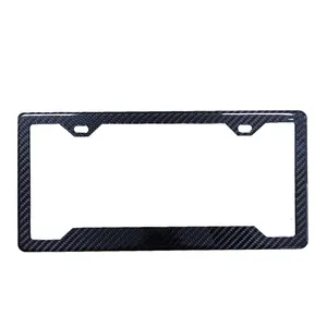 100% Carbon fiber car license plate frame and Custom world wide variety of different sizes of carbon fiber license plate frame