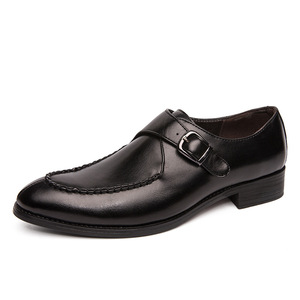 New style fashionable handcrafted genuine leather square-toe men's oxford <b>shoes</b> with anti-slip and massage <b>functions</b> - Product Image 1