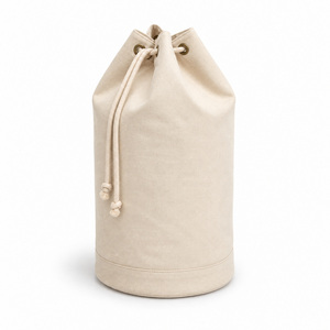 <b>Drawstring</b> Bucket <b>Bag</b> <b>Canvas</b> Cinch Top Shoulder Strap Promotional Blank Custom Logo Print ISO BSCI Factory Normcore/Minimalist - Product Image 2