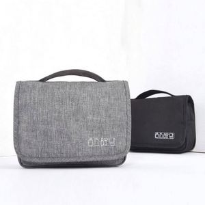 Large Capacity Waterproof Oxford Cloth Makeup Bag Multifunctional Travel Cosmetic Storage Bag Hanging Toiletry <b>Pouch</b> - Product Image 5