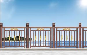 Barandilla <span class=keywords><strong>de</strong></span> Balcón <span class=keywords><strong>de</strong></span> Metal Personalizada, Estilo <span class=keywords><strong>Hierro</strong></span> Forjado, Antioxidante, Instalación DIY, Barandilla Exterior para Villa/Apartamento, Diseño Moderno - Product Image 4