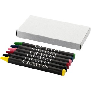 Ensemble de 6 crayons de cire en plastique mignons de couleurs pastel Ayo, modèle 106171-1 - Product Image 1