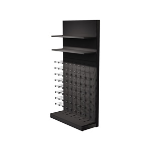 Étagère de supermarché métallique double face, <span class=keywords><strong>structure</strong></span> à 10 niveaux, capacité de charge élevée, installation rapide pour les magasins de proximité et la vente au détail - Product Image 4