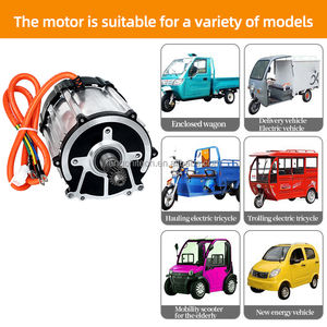 550W 1000W 1200W 1500W 1800W 48V 60V 72V 전기 자동차 세발 자전거 용 <span class=keywords><strong>DC</strong></span> 차동 모터 고속 브러시리스 모터 - Product Image 5