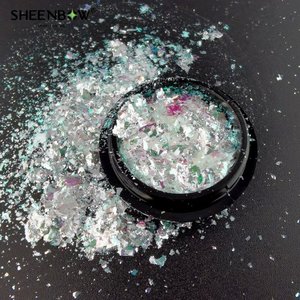 Sheenbow – vernis à ongles de qualité cosmétique, couleur argent changeante, vente en gros, pigment caméléon, multi-chrome, paillettes bleu chromé - Product Image 6