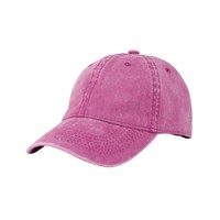 Gorra de Béisbol al por Mayor, 6 Paneles, Logotipo Personalizado, Algodón Ajustable, Estilo Vintage Teñido y Lavado, Gorra de Papá Lisa de Color Sólido para Unisex