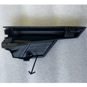 Couverture de remorque pour pare-chocs avant Toyota Corolla, noir brillant, 53128-02340/12070, pour modèle SE 2020 - Product Image 3