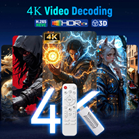 Topleo Clé TV Intelligente 8 Go 128 Go Android 14, Boîtier Décodeur TV 4K avec Processeur Quad Core