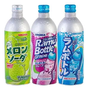 Exotic drink Original flavor soda drink 500ml Japanese SanJia Li carbonated drink Sparkling wate