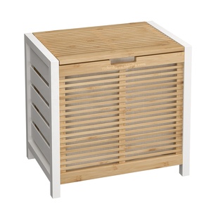 Cesto de <span class=keywords><strong>Ropa</strong></span> Sucia Grande, Bolsa de Oxford, Cesto de <span class=keywords><strong>Ropa</strong></span> Sucia de Bambú para Baño con Tapa - Product Image 4