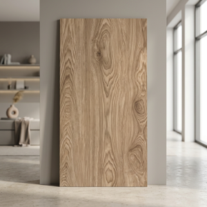 Larch Wood Natural 600x1200mm Fishbone Wood Grain Soft Light Porcelain Floor And Wall Slab <b>Tiles</b> - Product Image 1