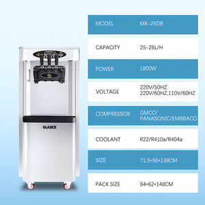New giá đặc biệt 26L/h điện mềm-phục vụ <span class=keywords><strong>Ice</strong></span> <span class=keywords><strong>Cream</strong></span> Máy Maker với ba-màu Dispenser dễ dàng để hoạt động - Product Image 4