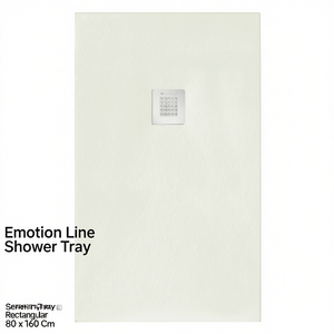 Plato de Ducha Emotion Line Serenity Rectangular Grafito 80 x 160 cm - Product Image 2