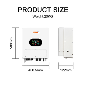 Inversor Solar Híbrido Monofásico de 6KW 6000W con Carga MPPT, Pantalla LED/LCD para Uso Doméstico, IP65 - Product Image 6