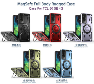Custodia per telefono antiurto ibrida rinforzata con anello magnetico e design alla moda per <span class=keywords><strong>TCL</strong></span> 50 <span class=keywords><strong>SE</strong></span> 4G - Product Image 6