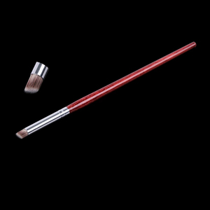 Pinceau de mélange pour nail art dégradé ciel étoilé, stylo de peinture en nylon biseauté avec virole sertie pour la création de motifs en gel UV - Product Image 1