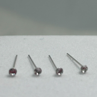 Vente chaude 925 Argent Boule Nez Goujons Anneau pour Femmes Hommes Corps Piercings Bijoux