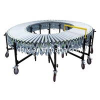 DZJX Convoyeur à rouleaux flexible extensible électrique automatique Convoyeur à rouleaux télescopique automatisé par gravité