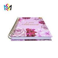 Carnet personnalisé en gros avec reliure métallique Wire-O, bloc-notes de planification professionnel pour bureau, commande en gros directe usine
