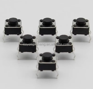 Interruttore tattile 100 pezzi, micro pannello Pcb momentaneo, 6 x 6 x 7 mm, interruttore a pulsante tattile, accessorio mini interruttore micro tattile per circuito stampato