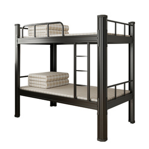 Steel Frame <b>Bunk</b> <b>Bed</b> <b>Double</b> Size With Storage Drawer For Dormitory Adult Use - Product Image 3