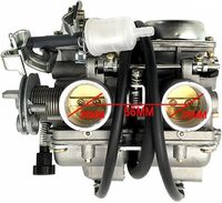 Carburateur bicylindre CB250 pour Honda Chamber 250cc Rebel CMX250 CA250 CBT250 CBT125 CB125T SPD26J-03-250 avec starter à câble