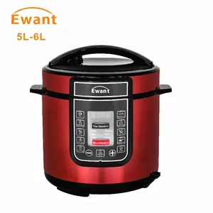 Ewant الجملة سعر 5L 220V 1000W 70KPA الذكية الرقمية المحمولة الفولاذ المقاوم للصدأ الكهربائية كبيرة عالية قدر الضغط وعاء