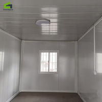 Maison conteneur détachable 3x6m, maison modulaire préfabriquée, aménagement personnalisé, structure en acier galvanisé, bâtiment certifié CE