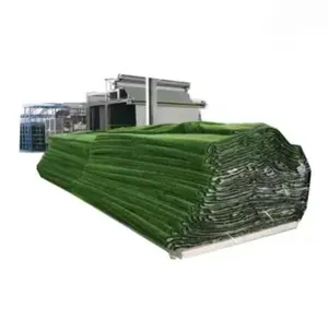 PP HDPE plastic sports court artificial grass mat machine/artificial grass production line